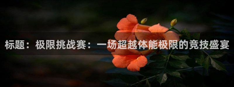 J9官方正版app娱乐代理怎么样：标题：极限挑战赛：一场超越